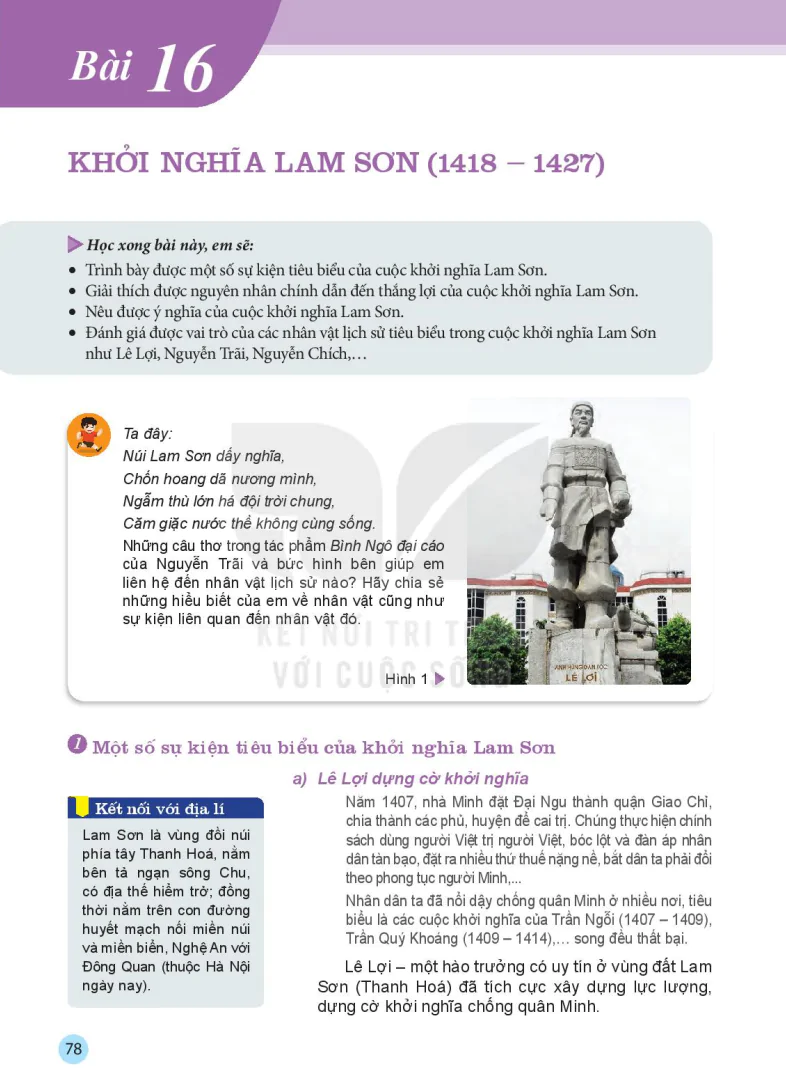 Bài 16: Khởi Nghĩa Lam Sơn (1418 - 1427)