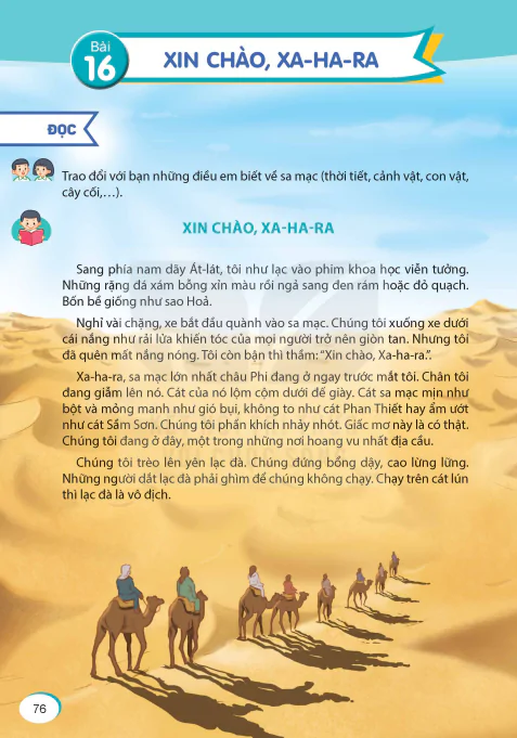 Bài 16: XIN CHÀO, XA-HA-RA