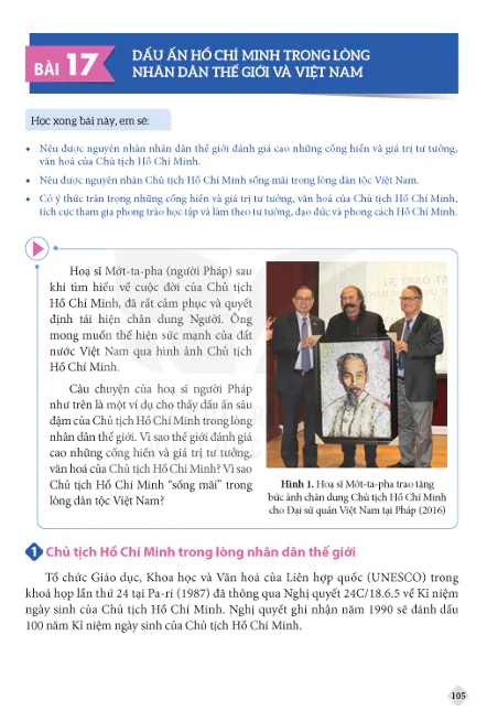 BÀI 17: DẤU ẤN HỒ CHÍ MINH TRONG LÒNG NHÂN DÂN THẾ GIỚI VÀ VIỆT NAM