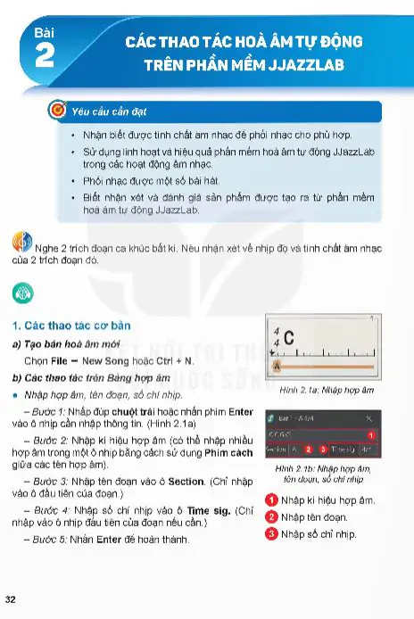 Bài 2: Các Thao Tác Hoà Âm Tự Động Trên Phần Mềm JJazzLab
