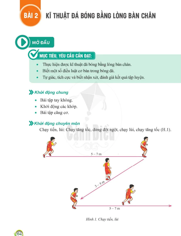 BÀI 2. KĨ THUẬT ĐÁ BÓNG BẰNG LÒNG BÀN CHÂN