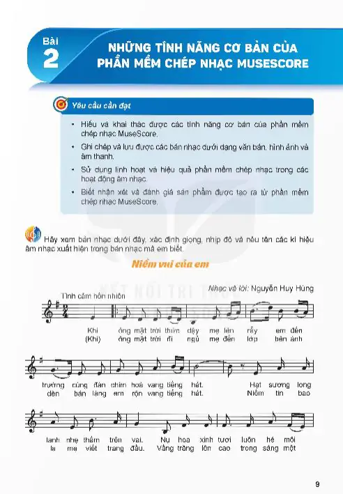 Bài 2: Những Tính Năng Cơ Bản Của Phần Mềm Chép Nhạc MuseScore
