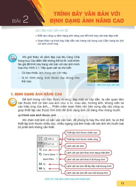 Bài 2: Trình Bày Văn Bản Với Định Dạng Ảnh Nâng Cao