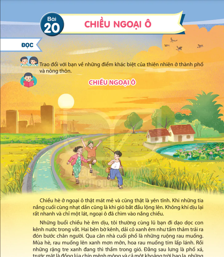 BÀI 20: CHIỀU NGOẠI Ô