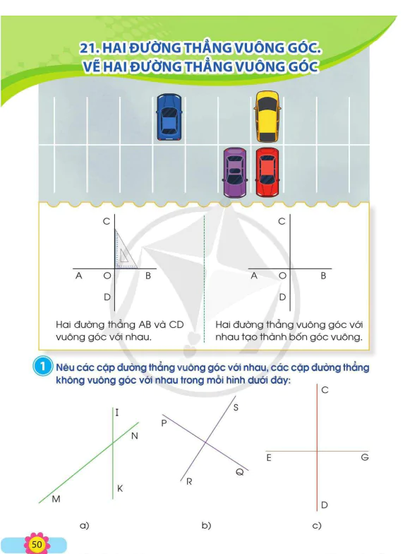 Bài 21: Hai Đường Thẳng Vuông Góc: Về Hai Đường Thẳng Vuông Góc	