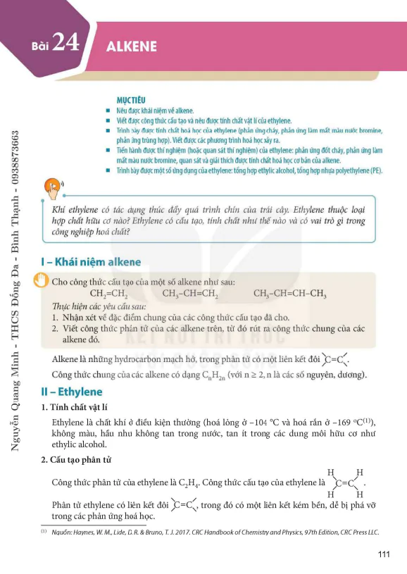 Bài 24. Alkene