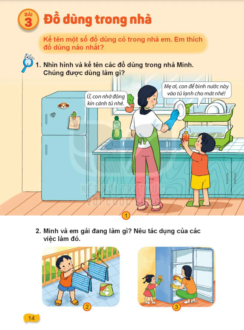 Bài 3: Đồ Dùng Trong Nhà