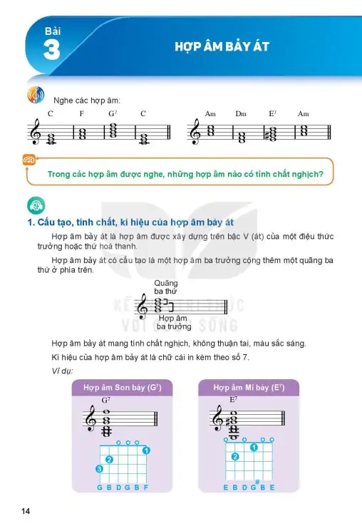 Bài 3: Hợp Âm Bảy Át