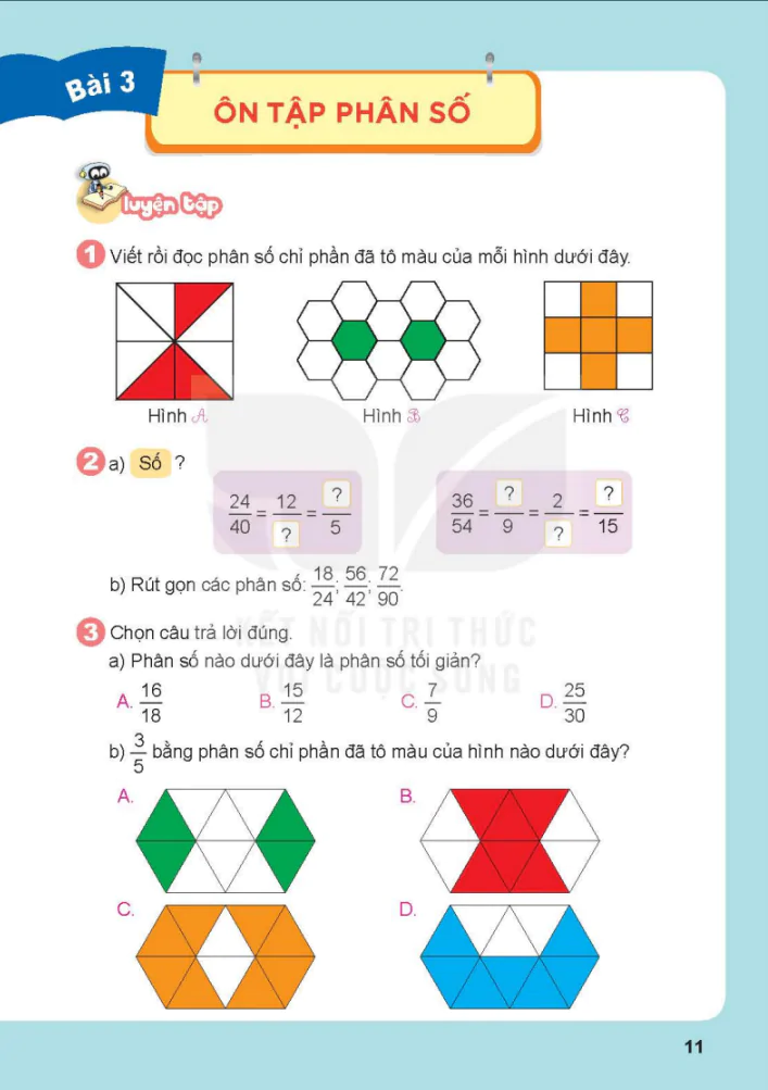 Bài 3: Ôn Tập Phân Số