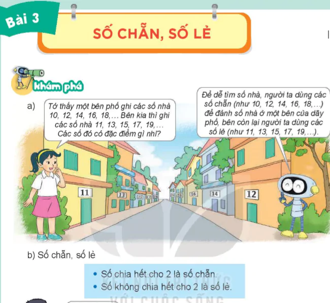 Bài 3: Số chẵn, số lẻ