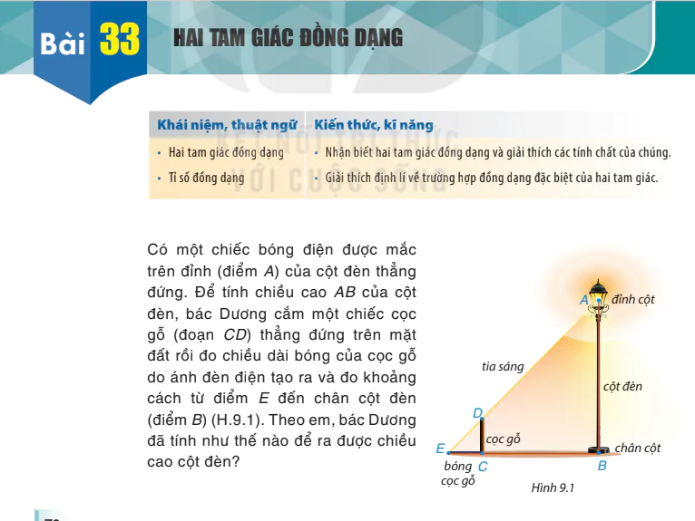 Bài 33: Hai tam giác đồng dạng