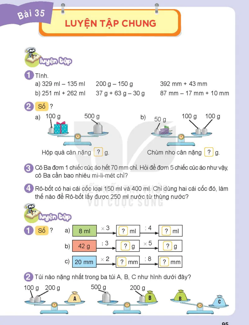 Bài 35: Luyện Tập Chung