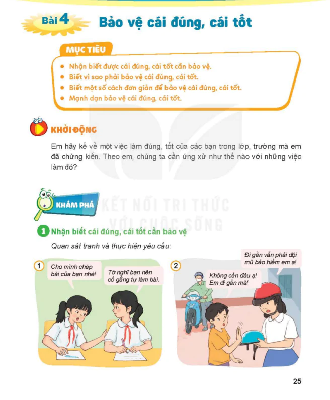 Bài 4: Bảo Vệ Cái Đúng, Cái Tốt