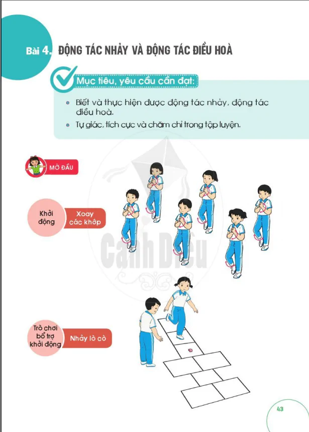 BÀI 4: ĐỘNG TÁC NHẢY VÀ ĐỘNG TÁC ĐIỀU HÒA