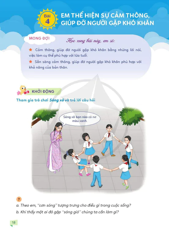 Bài 4: Em Thể Hiện Sự Cảm Thông, Giúp Đỡ Người Gặp Khó Khăn