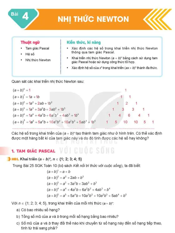 Bài 4: Nhị Thức Newton