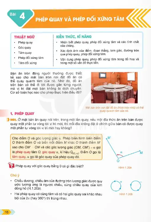 Bài 4: Phép Quay Và Phép Đối Xứng Tâm