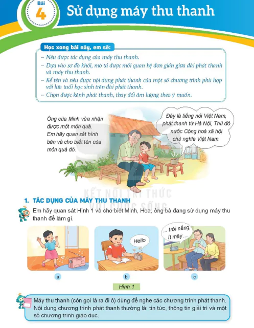 Bài 4: Sử dụng máy thu thanh