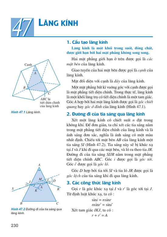 Bài 47: Lăng kính