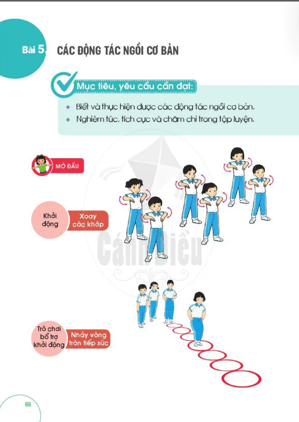 BÀI 5: CÁC ĐỘNG TÁC NGỒI CƠ BẢN