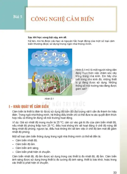 Bài 5: Công Nghệ Cảm Biến