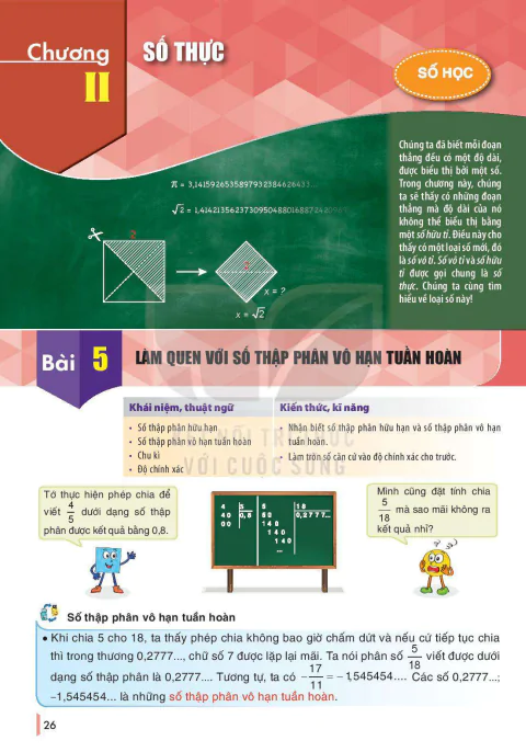 BÀI 5: LÀM QUEN VỚI SỐ THẬP PHÂN VÔ HẠN TUẦN HOÀN