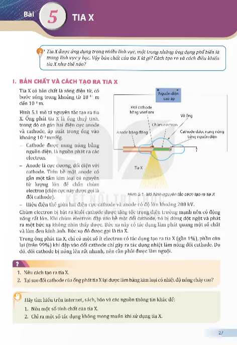 Bài 5: Tia X