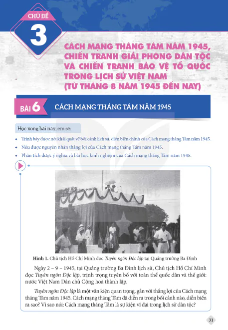 BÀI 6: CÁCH MẠNG THÁNG TÁM NĂM 1945