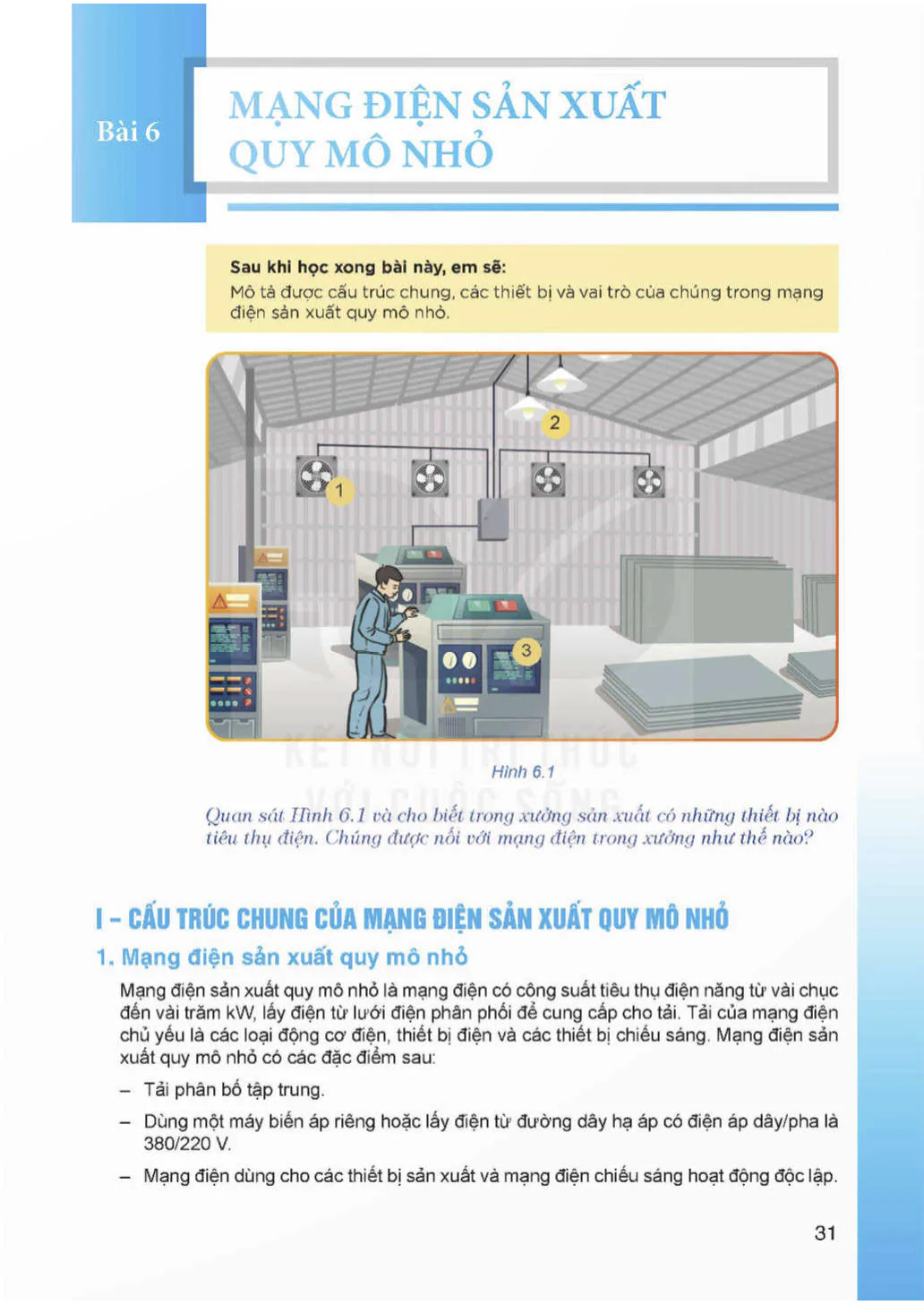 Bài 6: Mạng điện sản xuất quy mô nhỏ