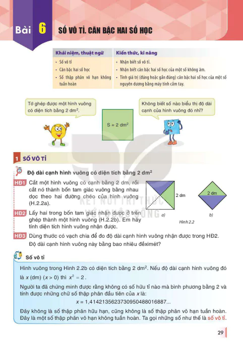 BÀI 6 SỐ VÔ TỈ. CĂN BẬC HAI SỐ HỌC