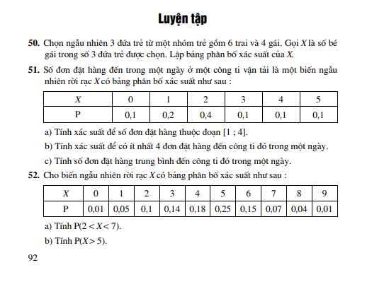 Bài 7: Câu hỏi và bài tập ôn tập chương 2