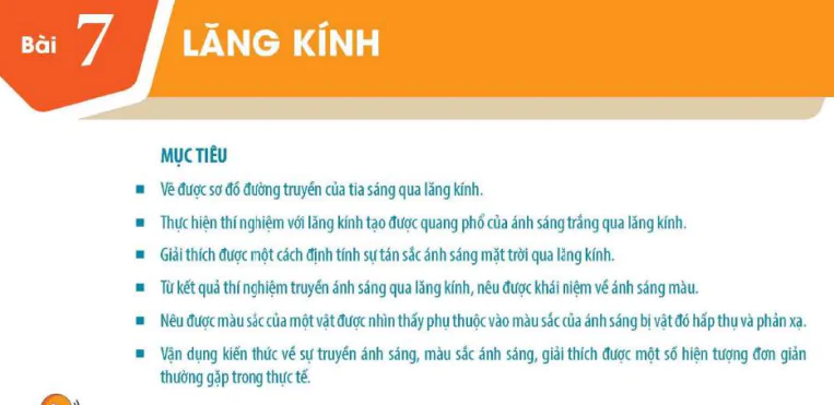 Bài 7: Lăng kính