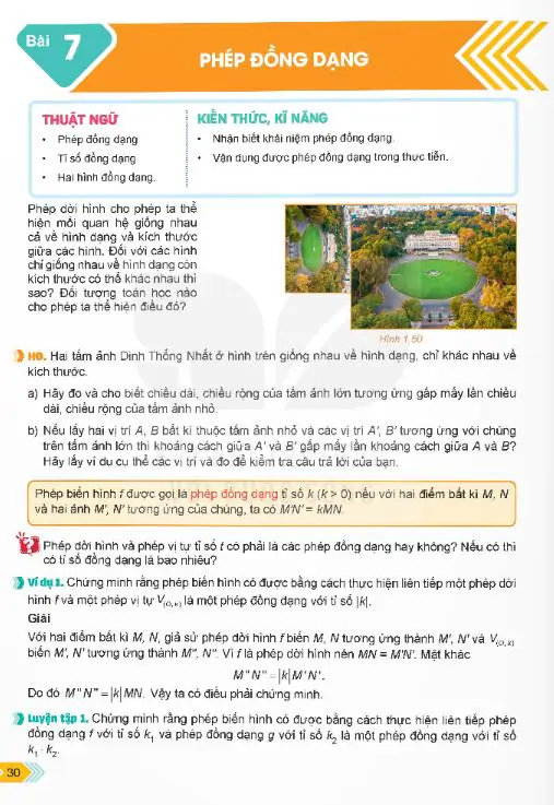 Bài 7: Phép Đồng Dạng