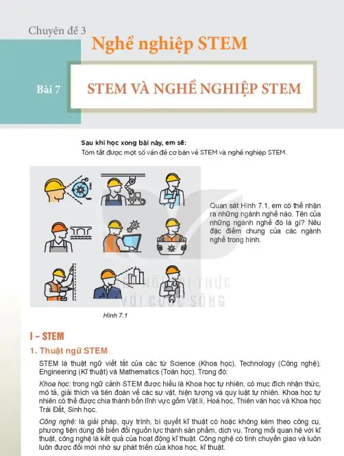 Bài 7: STEM và Nghề Nghiệp STEM