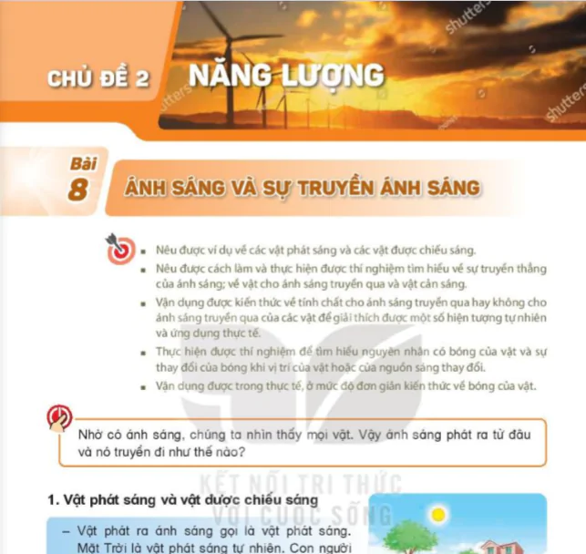 Bài 8: Ánh Sáng Và Sự Truyền Ánh Sáng