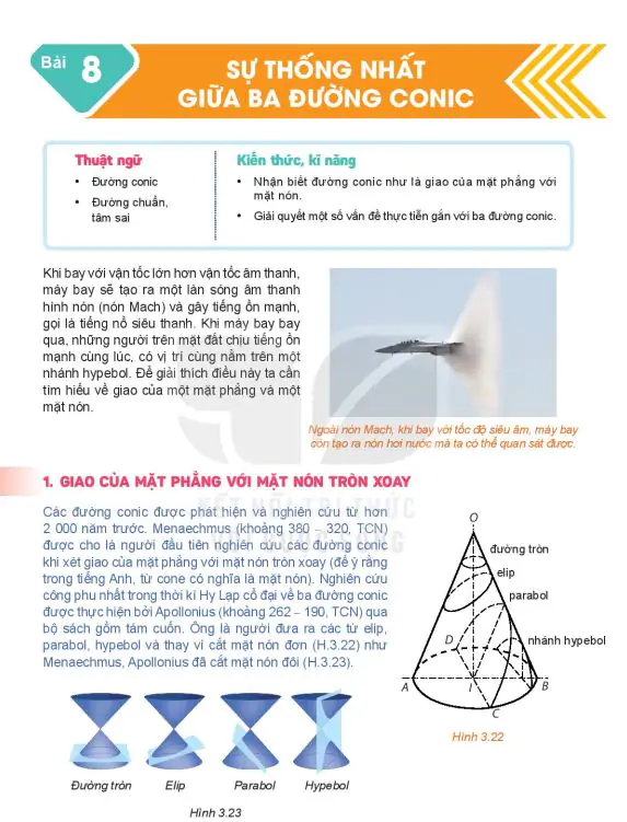 Bài 8: Sự Thống Nhất Giữa Ba Đường Conic