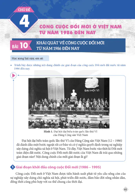 BÀI 10: KHÁI QUÁT VỀ CÔNG CUỘC ĐỔI MỚI TỪ NĂM 1986 ĐẾN NAY