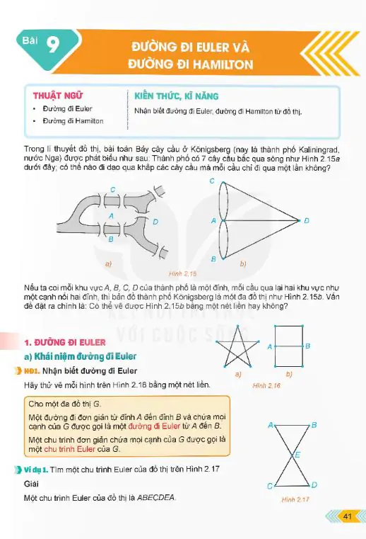 Bài 9: Đường Đi Euler Và Đường Đi Hamilton