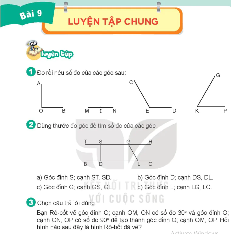 Bài 9: Luyện tập chung