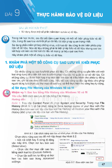 Bài 9: Thực Hành Bảo Vệ Dữ Liệu
