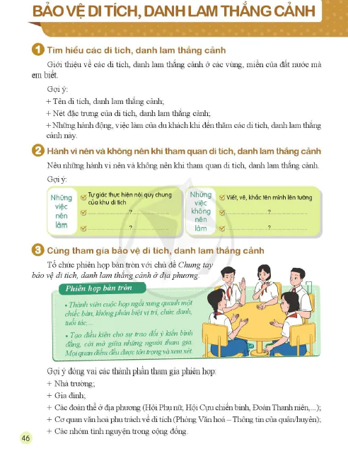 Bảo vệ di tích, danh lam thắng cảnh