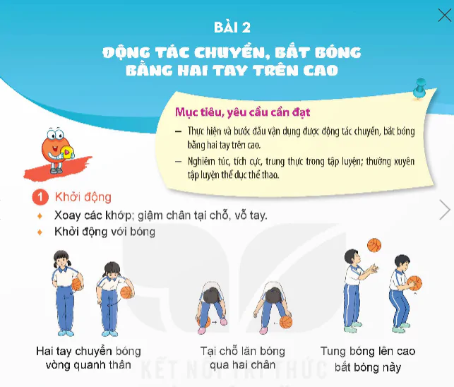 Chủ Đề 1 - Bài 2: Động Tác Chuyển, Bắt Bóng Bằng Hai Tay Trên Cao