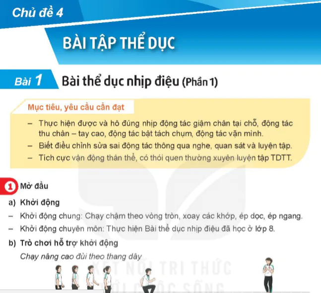 Chủ đề 4: Bài tập thể dục