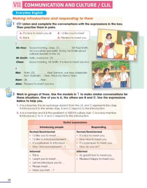 Communication and culture / clil