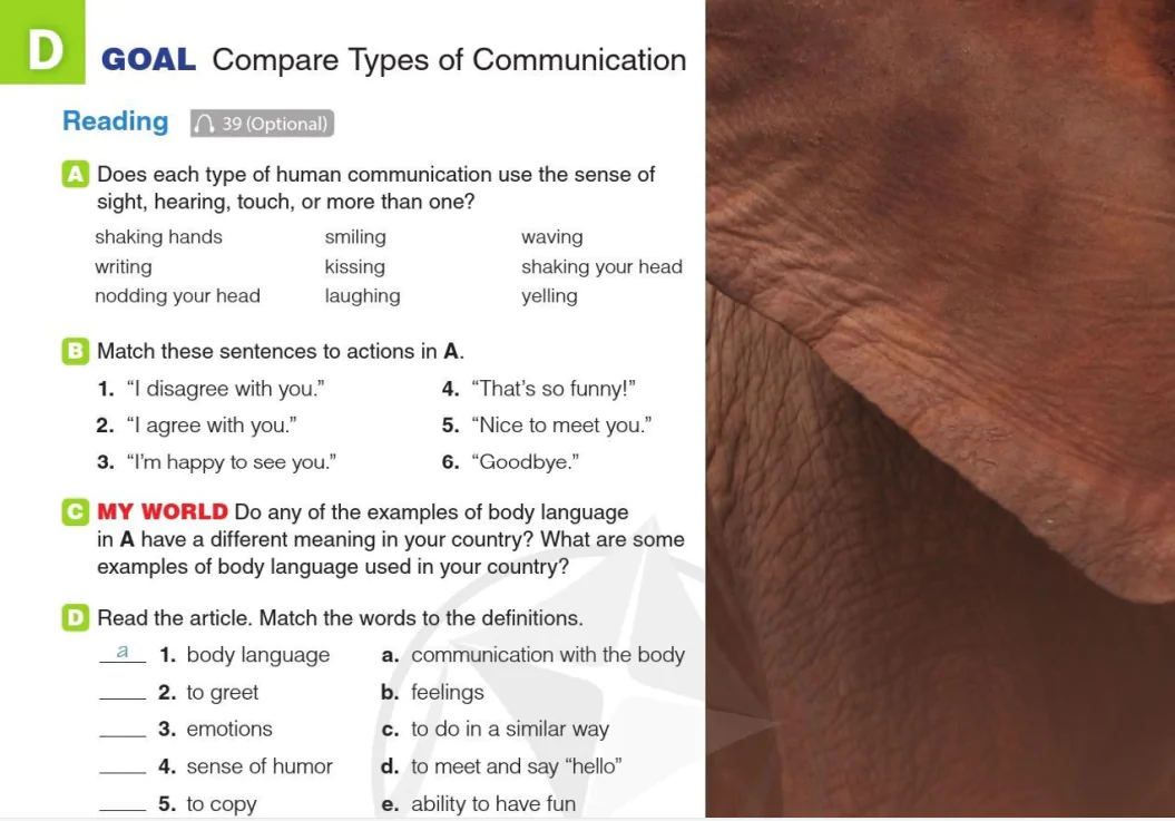 D GOAL: Compare Types of Communication