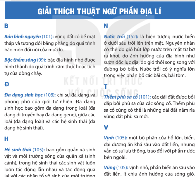 Giải thích thuật ngữ phần Đại lí