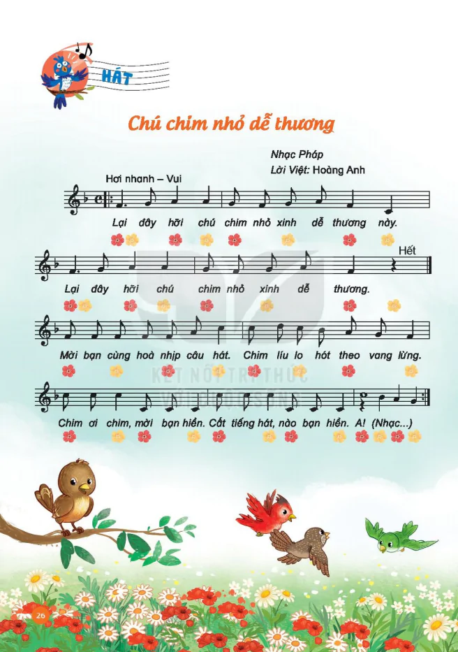 Hát: Chú Chim Nhỏ Dễ Thương