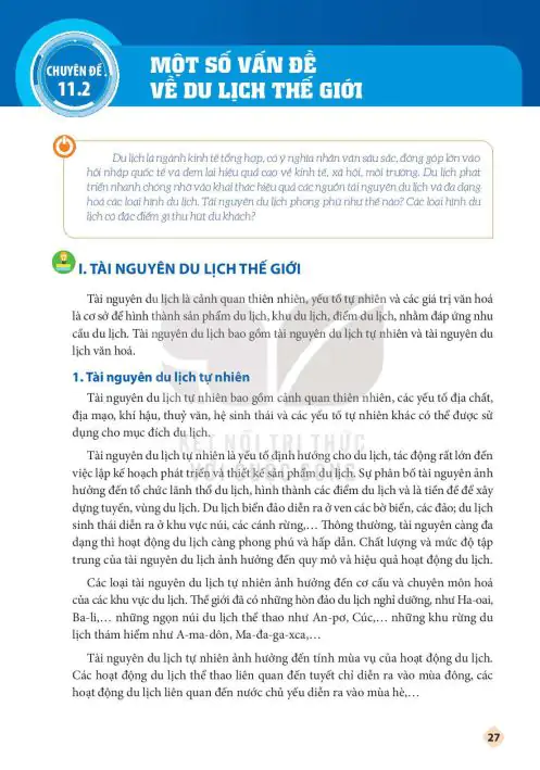 I: Tài Nguyên Du Lịch Thế Giới