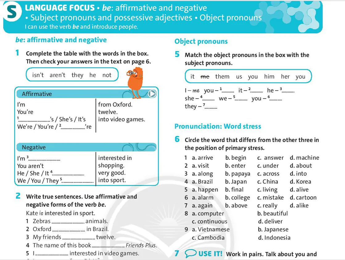 Language Focus (Page 7)