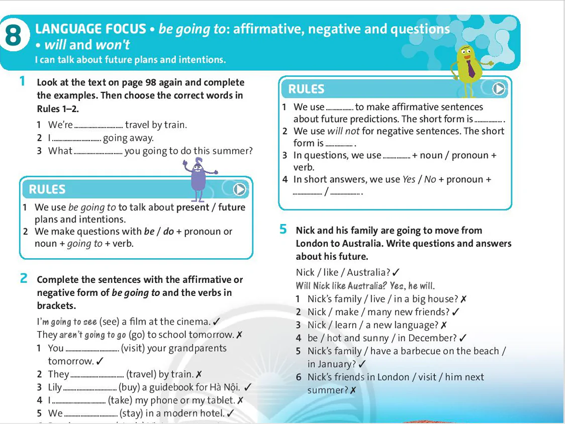 Language Focus (Page 99)